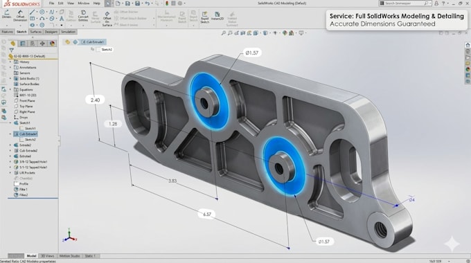 do 3d cad design 3d cad model 3d product model in solidworks and fusion 360