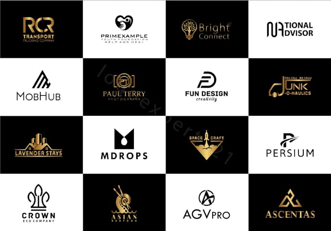 create modern minimalist and luxury logo design