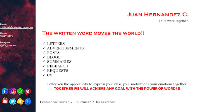 write your pro and semipro texts, with the best quality and consistency