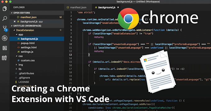 develop and modify chrome extension