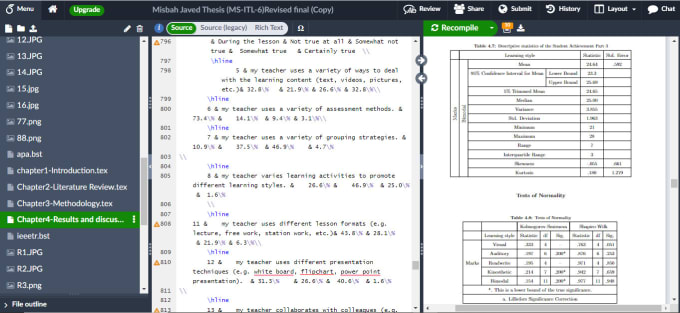 convert any kind of files into latex overleaf