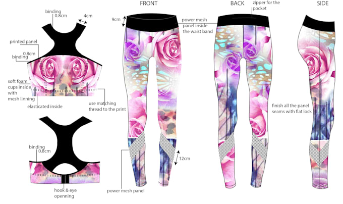 design your legging cads