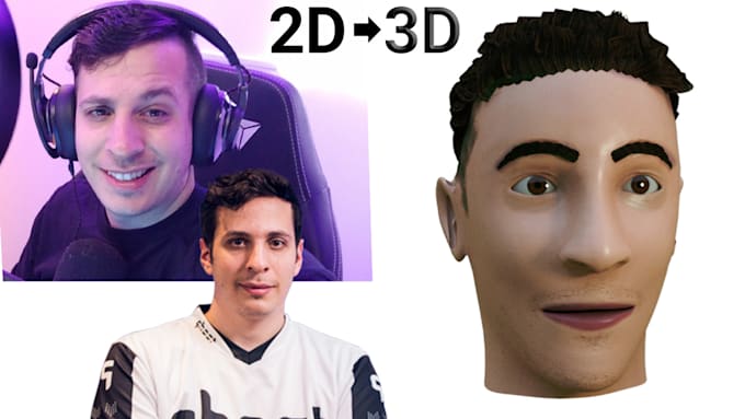 3d model and texture your character