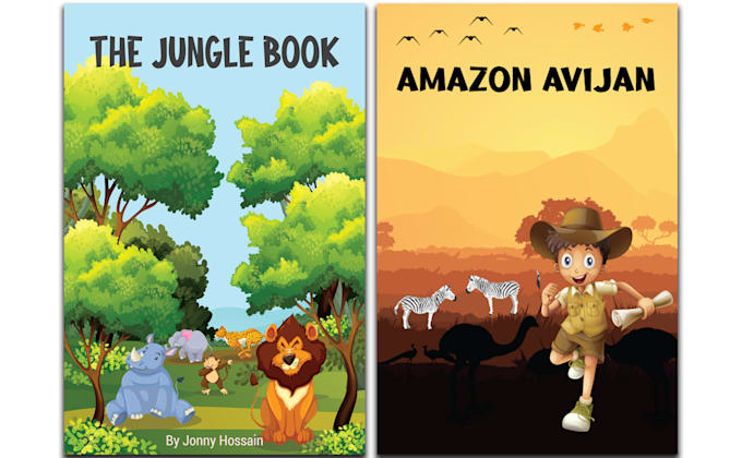 children book cover and children book illustrations