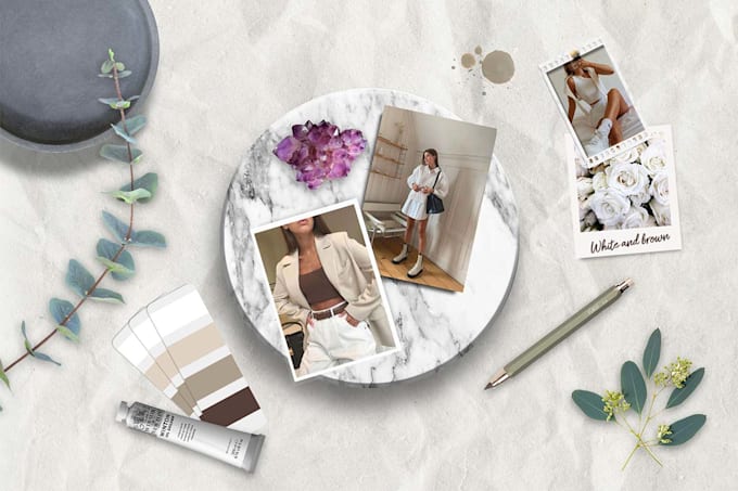 create high quality, realistic moodboards