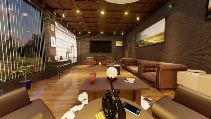 design 3d architectural models and render realistic images and videos