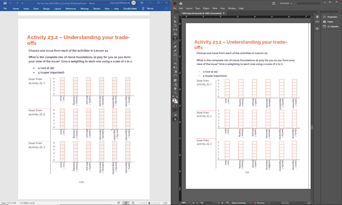 convert PDF or word to an editable adobe indesign file
