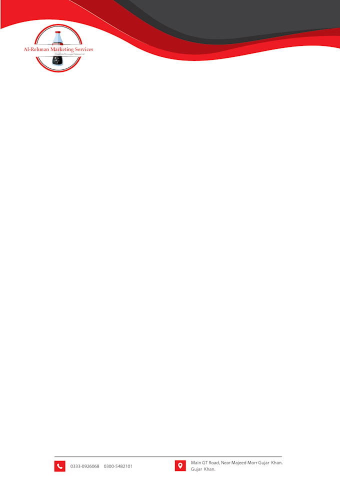 design decent letterhead for your organization