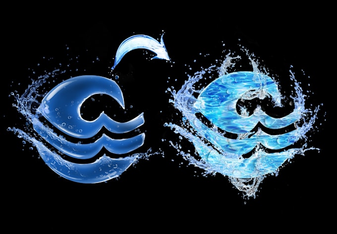 add a realistic water effect for your logo, text, product