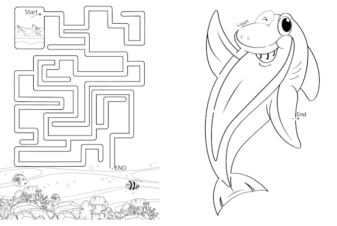 design unique mazes puzzles and kids activity book for you