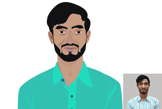 draw headshot sketch photo, line art, vector art