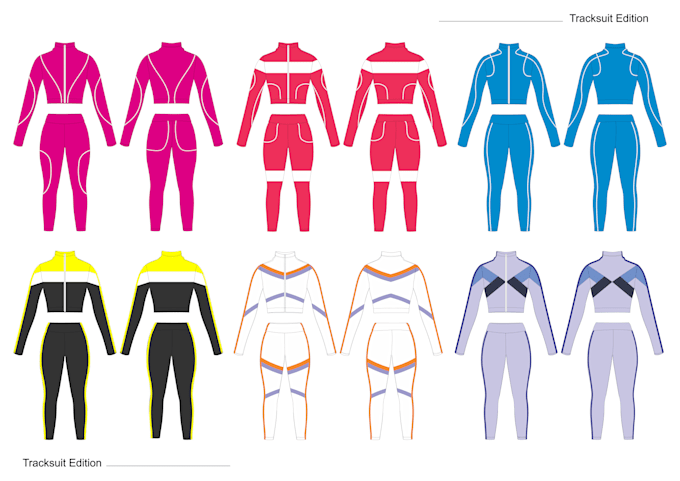 create women set, unisex, tracksuit design