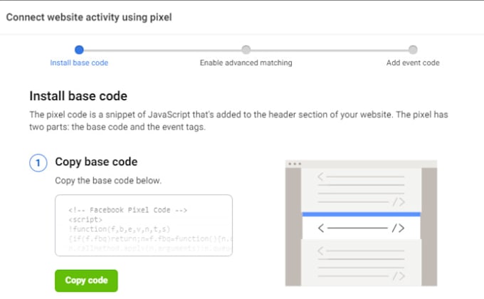 set up and solve issues of facebook pixel and events