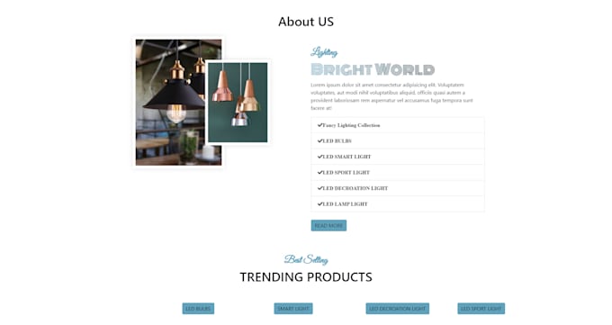 Create html and css front end templates by Creativer53 | Fiverr