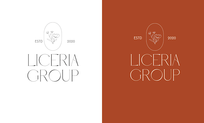 design modern hand drawn feminine botanical boho logo