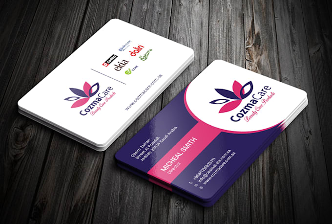 do professional unique business card design