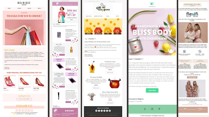 mailchimp, mailerlite, klaviyo integration automation campaign template