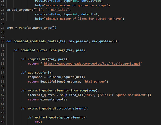 Do web scraping and data extraction using python by Xain11 | Fiverr