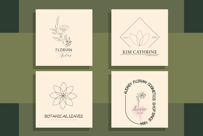 design botanical boho, floral, hand drawn, minimal, celestial logo in 24 hours