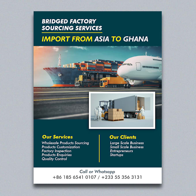 design professional event flyer, brochure, and poster