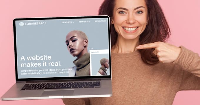 create squarespace website design or squarespace redesign