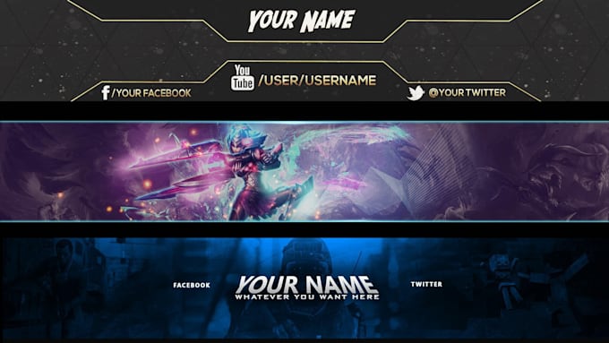 youtube banner and logo