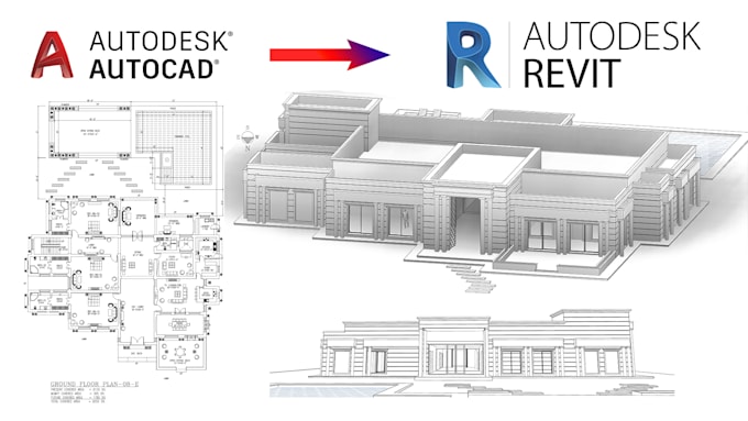 do 2d autocad to revit model