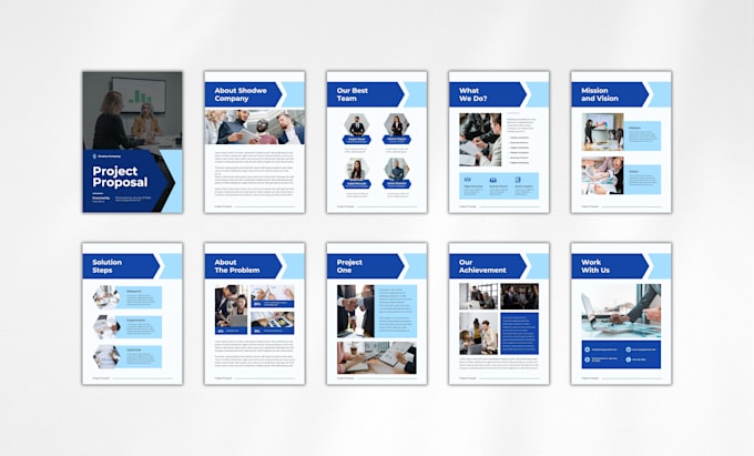 design brochures, flyers, reports, and proposals in canva