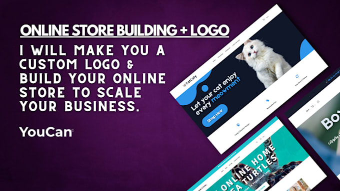 create a youcan online store and make you a logo to scale your business
