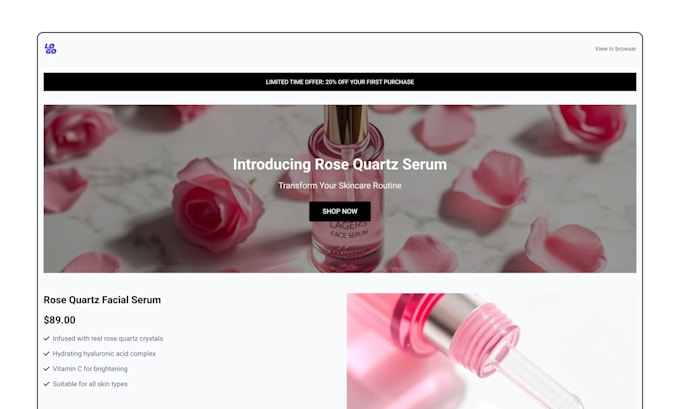 do stunning email template in figma, email design
