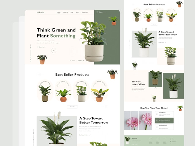 do figma website design, web template, website design, and landing page design