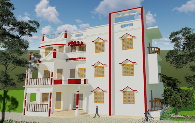 render realistic architecture images quickly