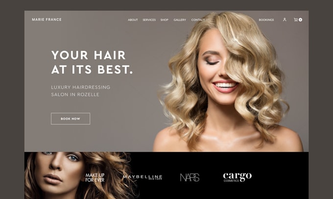 create luxury and premium website