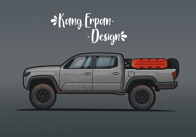 draw your vehicle into a amazing illustration