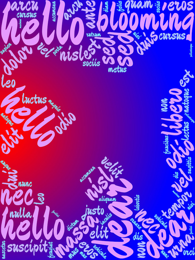 Design unique and best word cloud art by Smrnchaudhary Fiverr