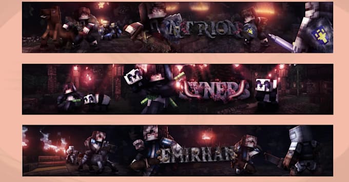 l will make professional minecraft custom banner