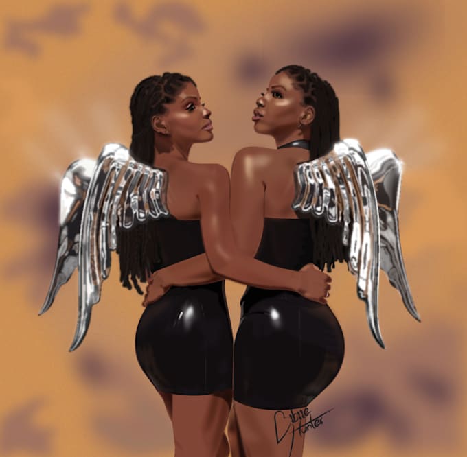 draw beautiful and cool arts based on your ideas and needs