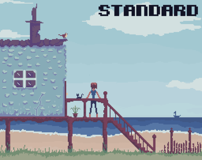 create fantasy and scifi inspired pixel art landscapes