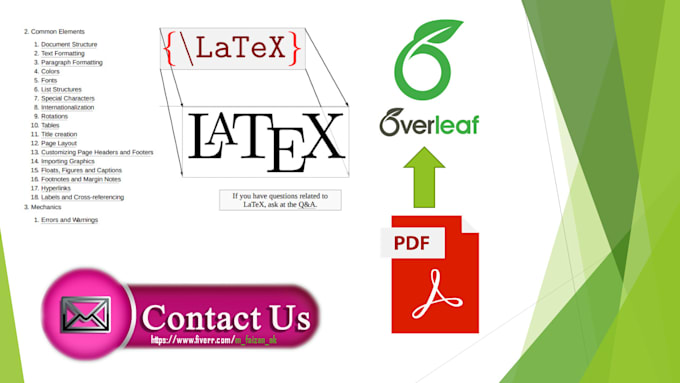 convert notes or documents from pdf word to latex