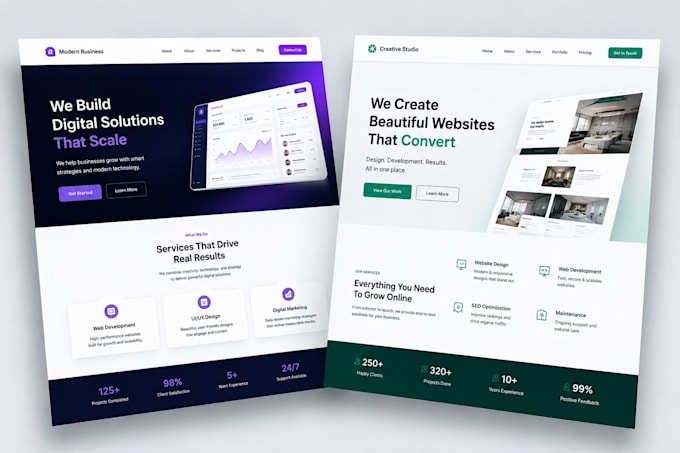 build high converting nextjs react landing page with gsap