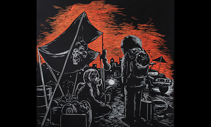 create a custom print linocut
