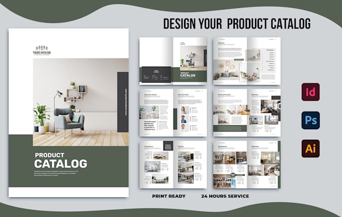 design minimal magazines, product catalog or catalog