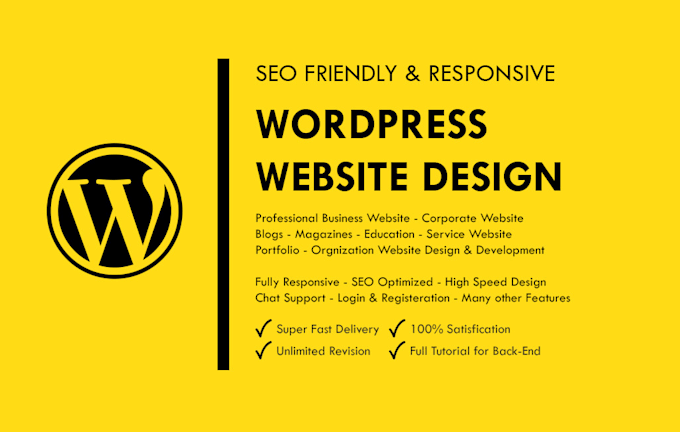 built responsive and creative wordpress business website
