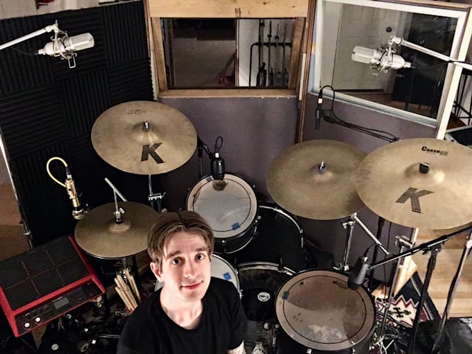 record live drums for your next hardcore song
