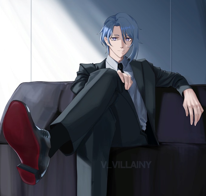 draw an anime art fanart of ony character