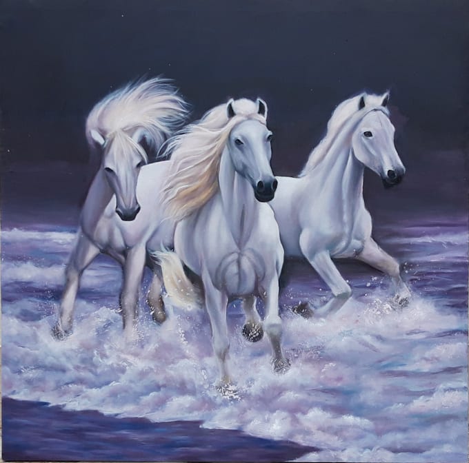 paint art on canvas in oil or acrylic