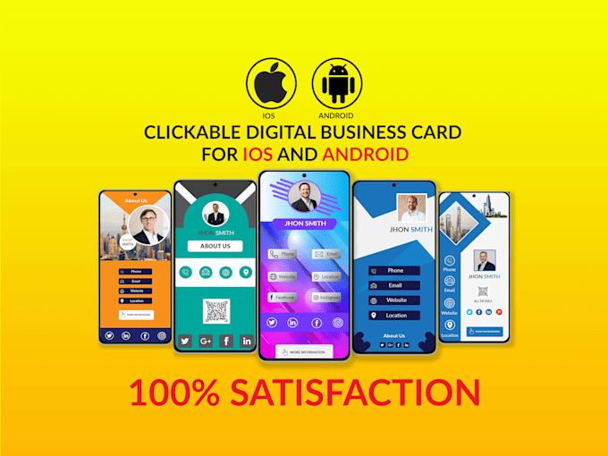 do clickable digital business card