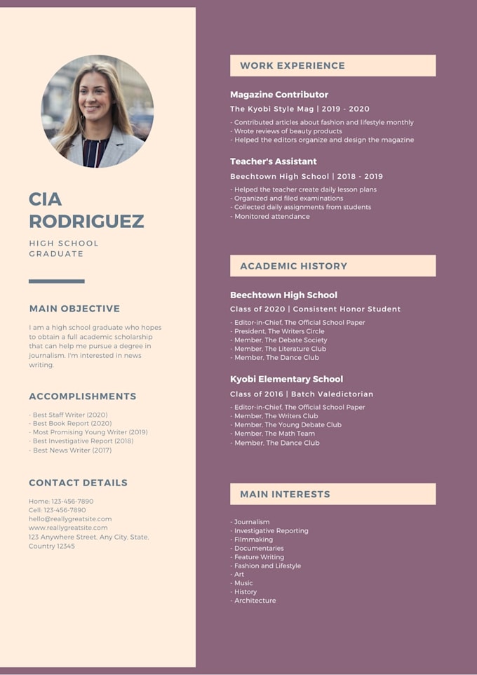 provide you a professional  resume, cv writing services