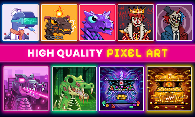 create pixel art nft collection