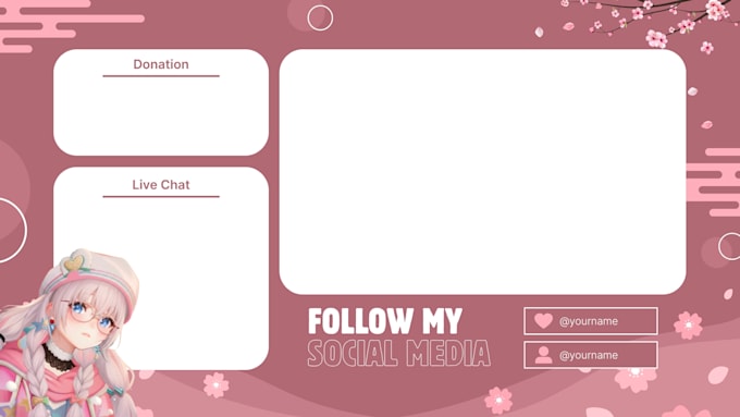 design professional twitch overlays and stream graphics